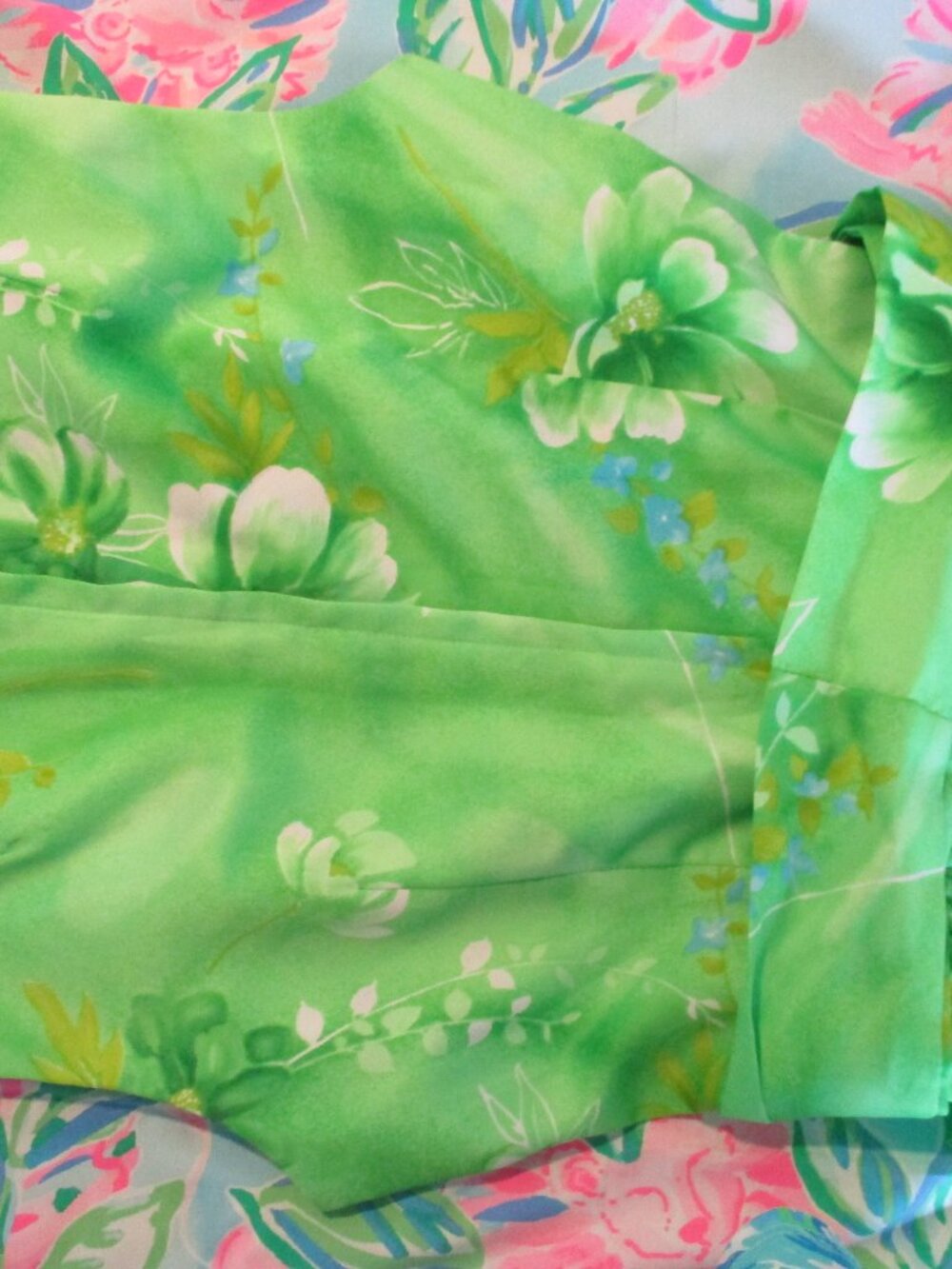 Handmade by Hilo Hattie!! Palazzo Lime Romper size 8 Vintage 60s - Picture 4 of 7